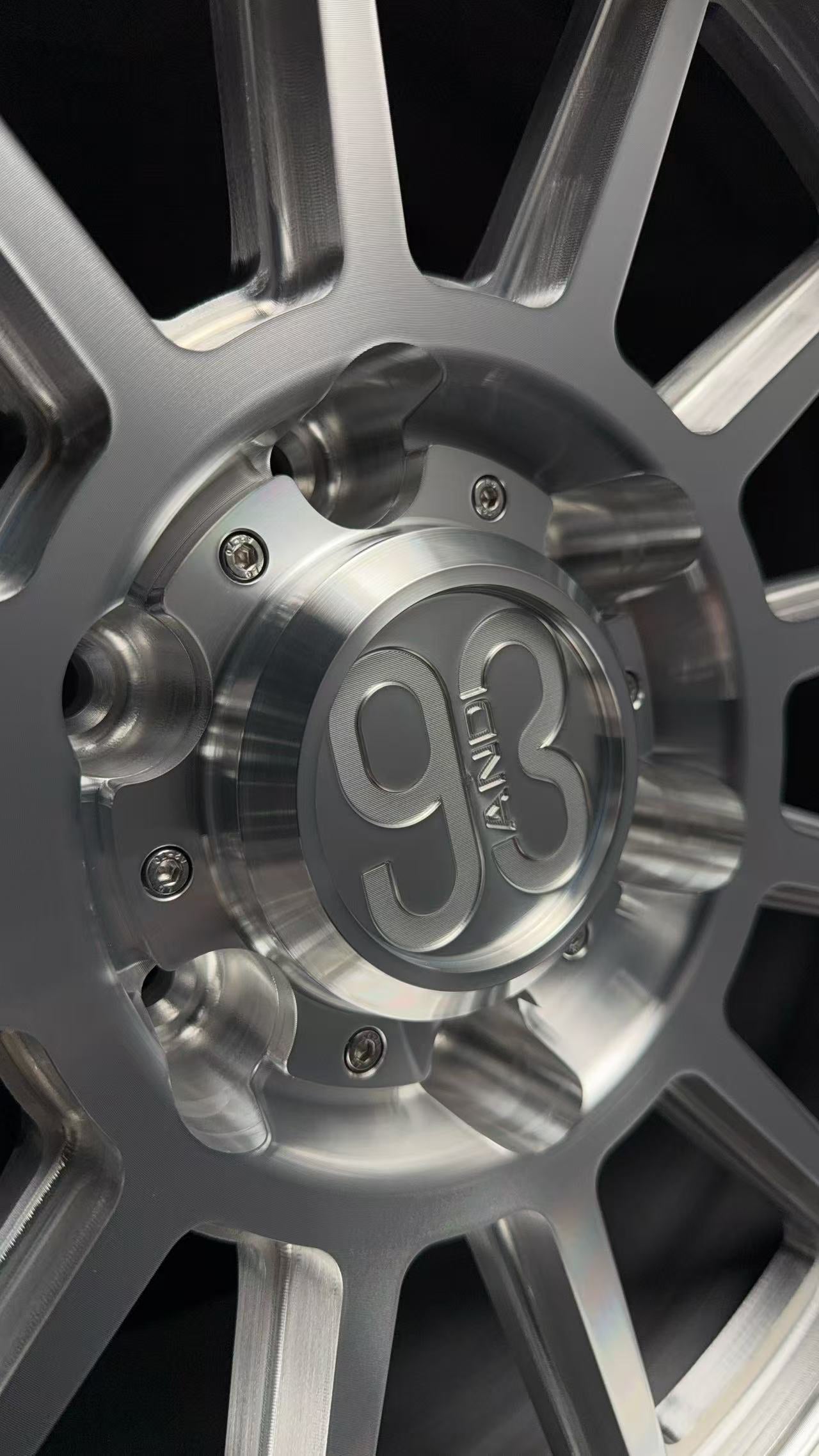 (Set of 4) FR-11 | 6061-T6 Forged | Simulated Beadlock | Machined Clear (6x135 | 17x8.5, 0mm Offset)