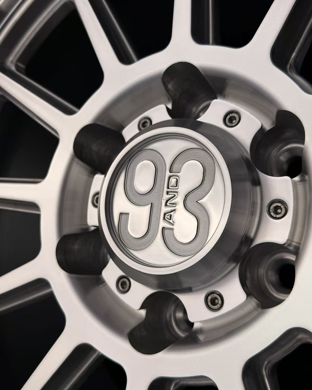 (Set of 4) FR-11 | 6061-T6 Forged | Simulated Beadlock | Machined Clear w/ Stainless Lip Bolts (6x135 | 17x8.5, 0mm Offset)