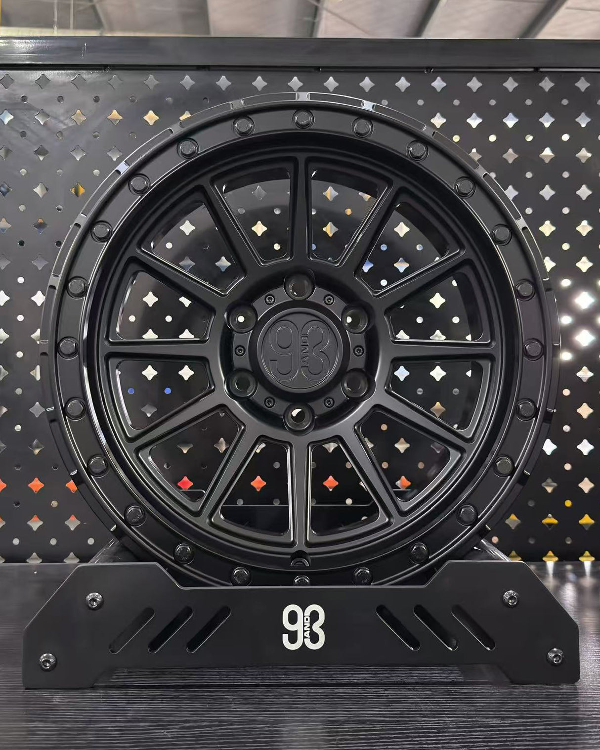 (Set of 4) FR-11 | 6061-T6 Forged | Simulated Beadlock | Matte Black (6x135 | 17x8.5, 0mm Offset)