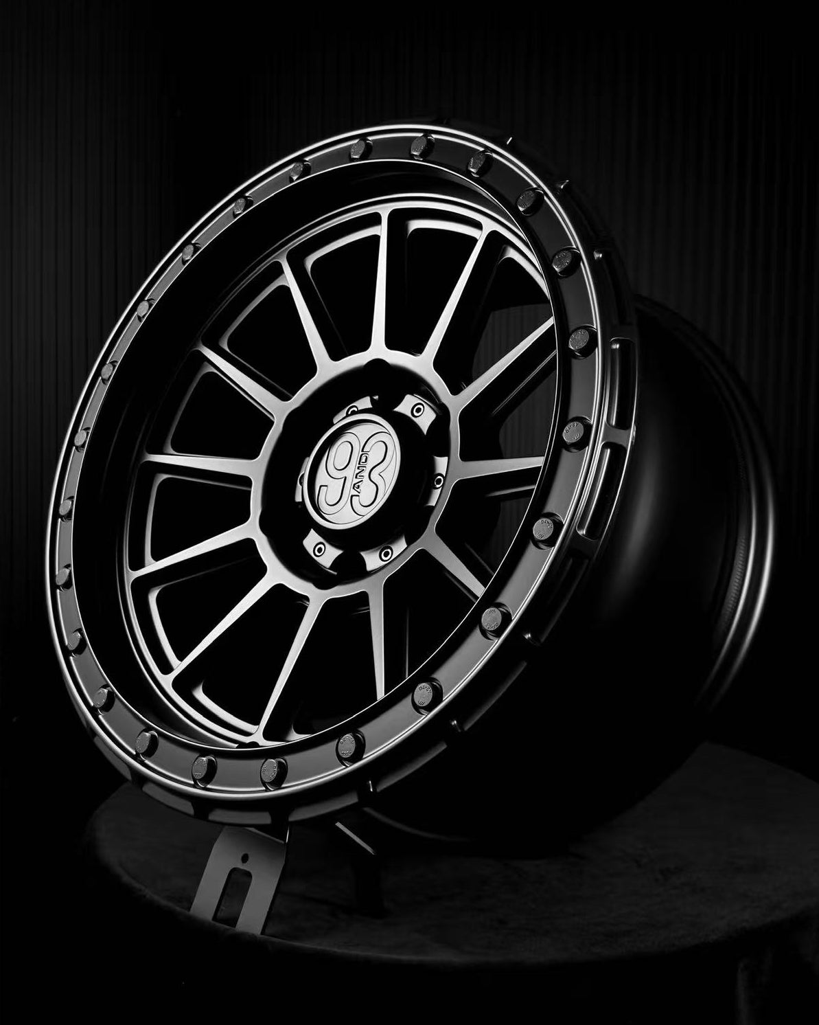 (Set of 4) FR-11 | 6061-T6 Forged | Simulated Beadlock | Matte Black (6x135 | 17x8.5, 0mm Offset)