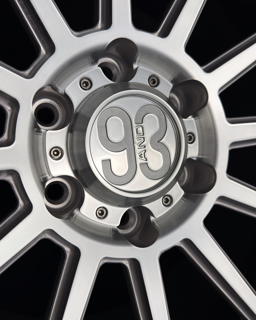 (Set of 4) FR-11R | 6061-T6 Forged | Simulated Beadlock | Machined Clear w/ Machined Clear Slotted Rings and Stainless Lip Bolts (6x135 | 17x9, 0mm Offset)
