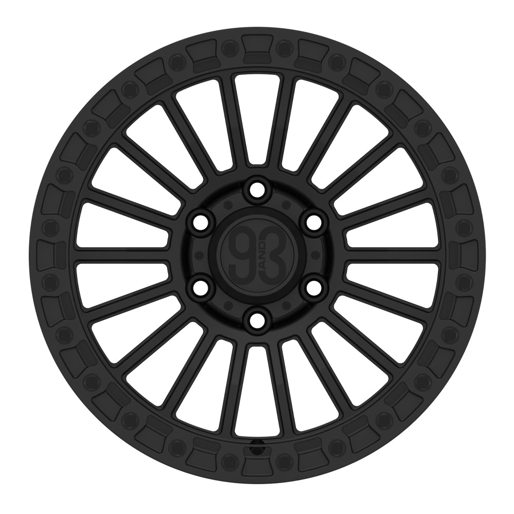 FR-18 | 6061-T6 Forged | Simulated Beadlock | Black