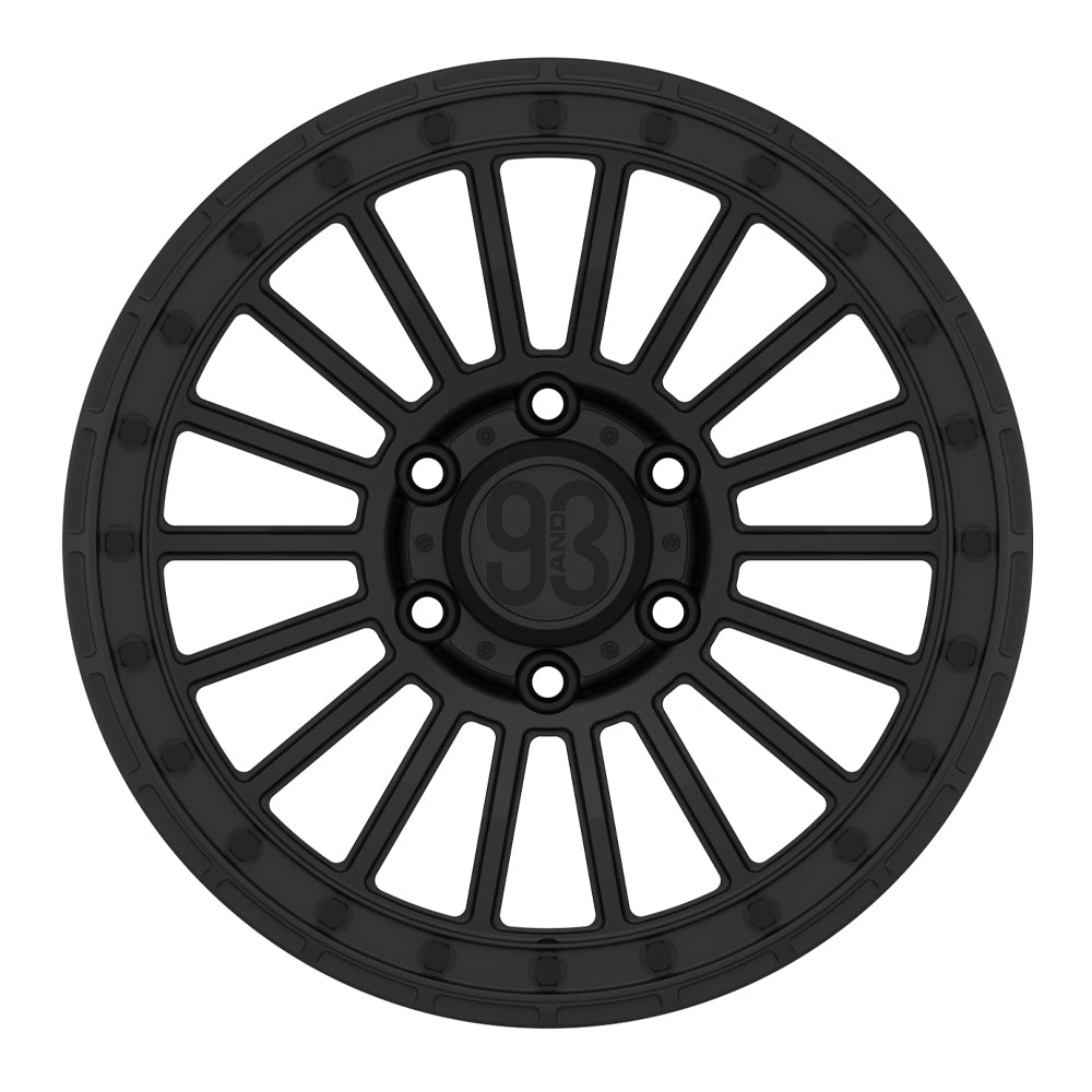 FR-18 | 6061-T6 Forged | Simulated Beadlock | Black