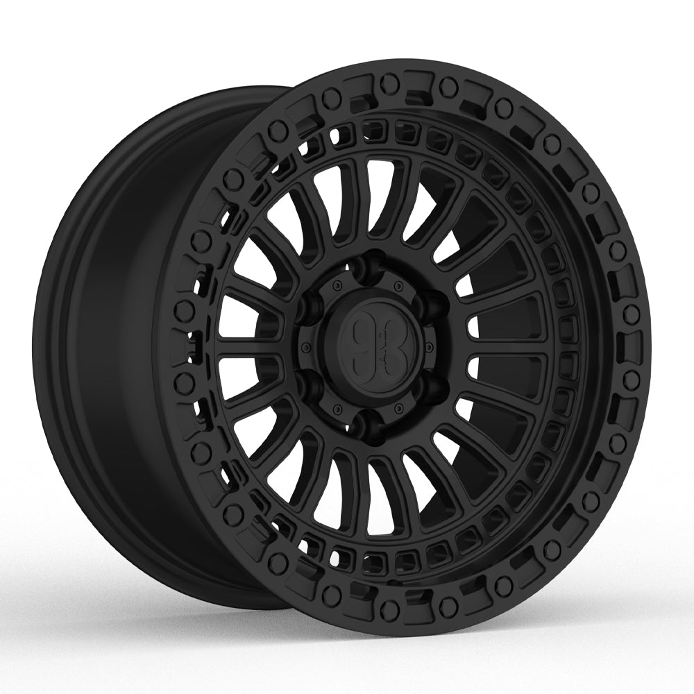 FR-19 | 6061-T6 Forged | Simulated Beadlock | Black
