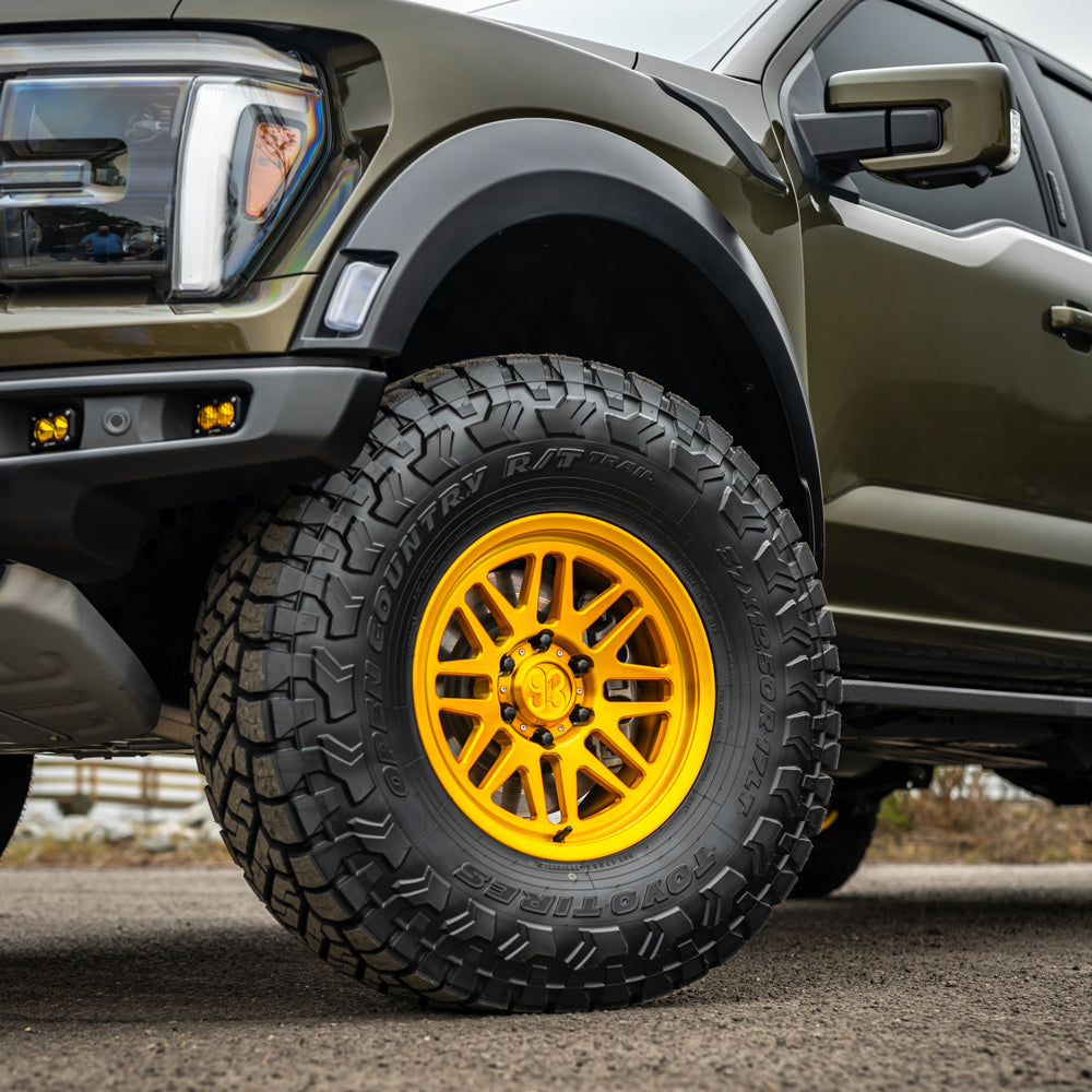 Frs Rims Gold FRS-01 Smooth Lip | Brushed Gold w/ Gloss Clear | 6x135 | 17x8.5, 0mm ...