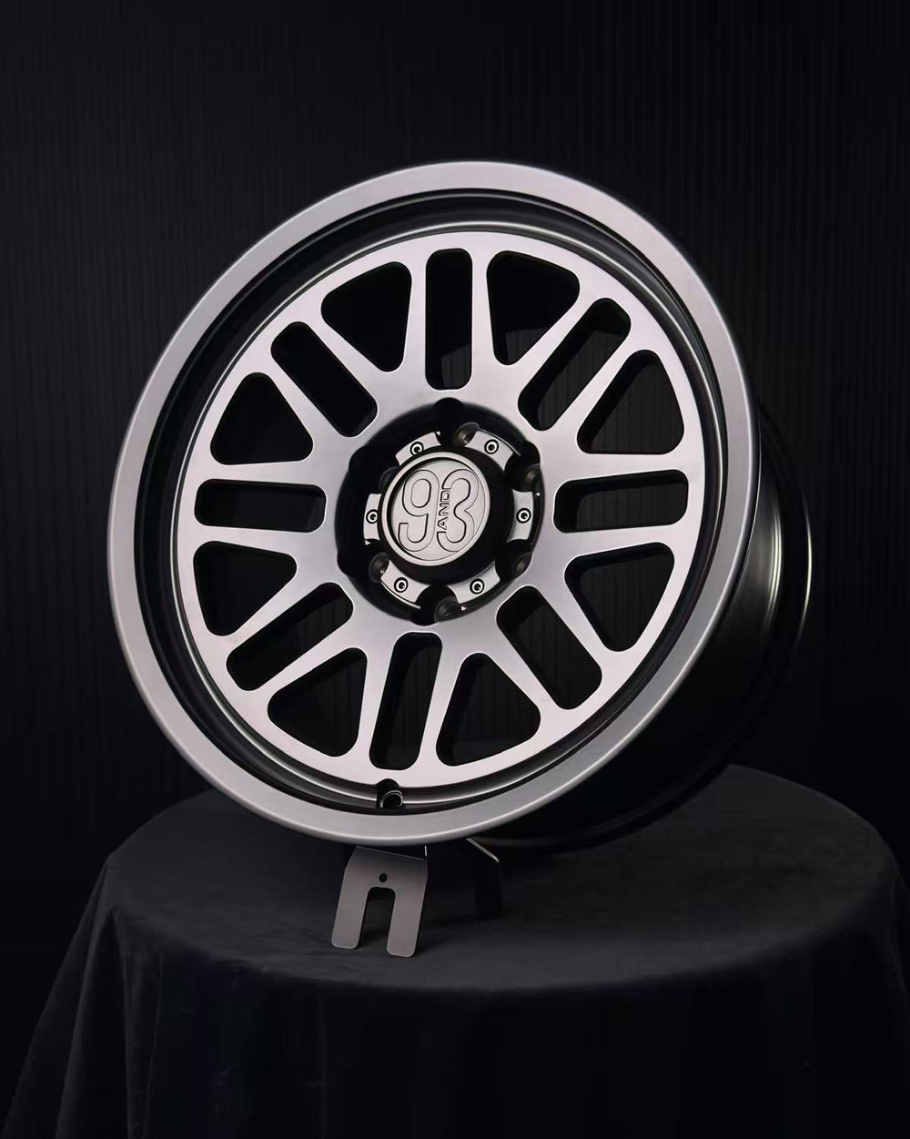(Set of 4) FRS-01 | 6061-T6 Forged | Smooth Lip | Matte Black (6x135 | 17x8.5, 0mm Offset)