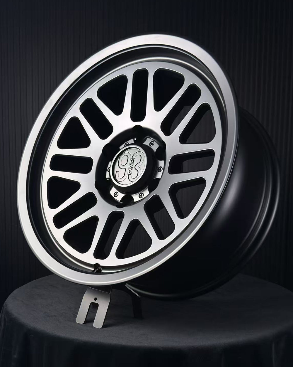 (Set of 4) FRS-01 | 6061-T6 Forged | Smooth Lip | Matte Black (6x135 | 17x8.5, 0mm Offset)