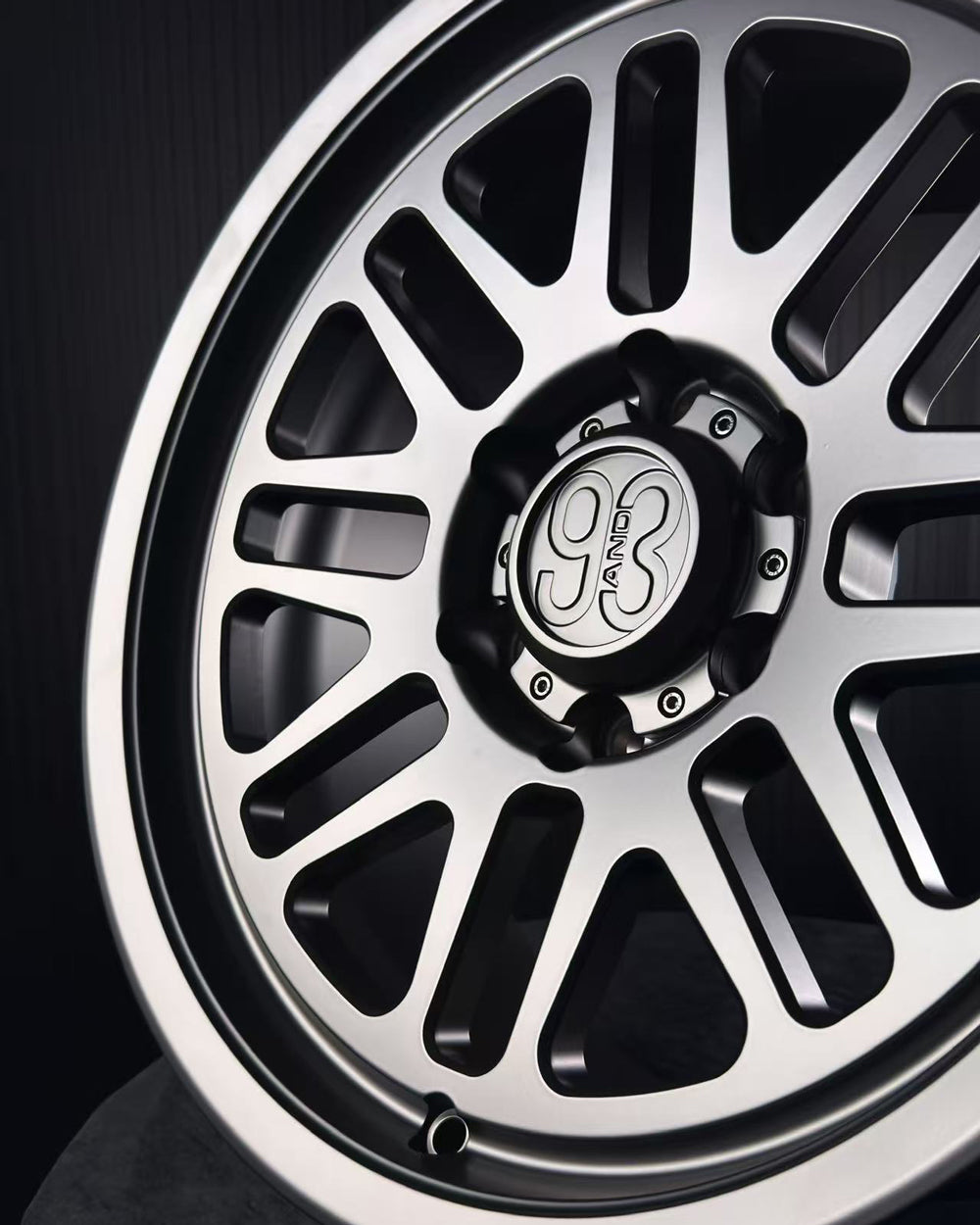 (Set of 4) FRS-01 | 6061-T6 Forged | Smooth Lip | Matte Black (6x135 | 17x8.5, 0mm Offset)