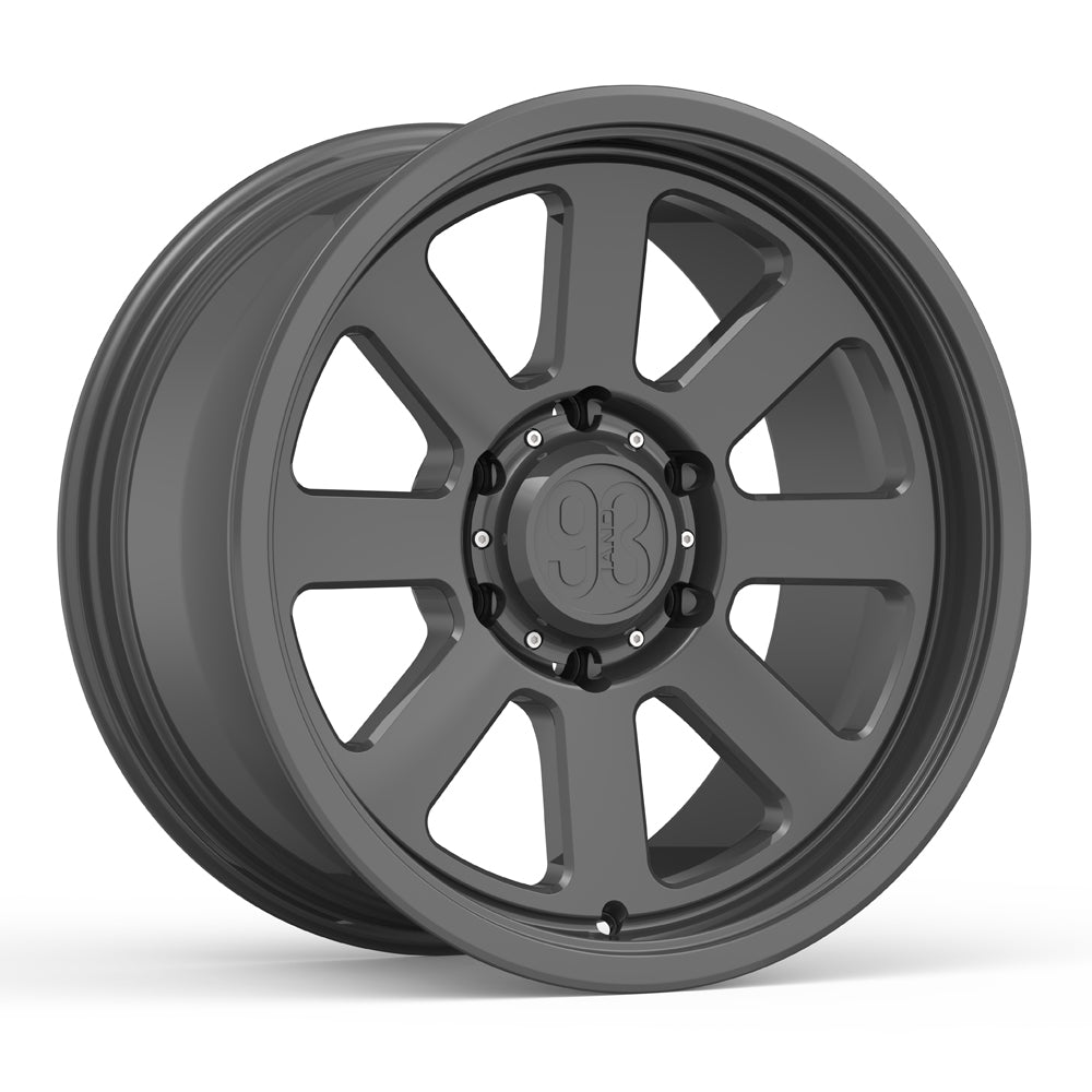 Steel Rims Frs FRS-08 | 6061-T6 Forged | Smooth Lip | Gunmetal