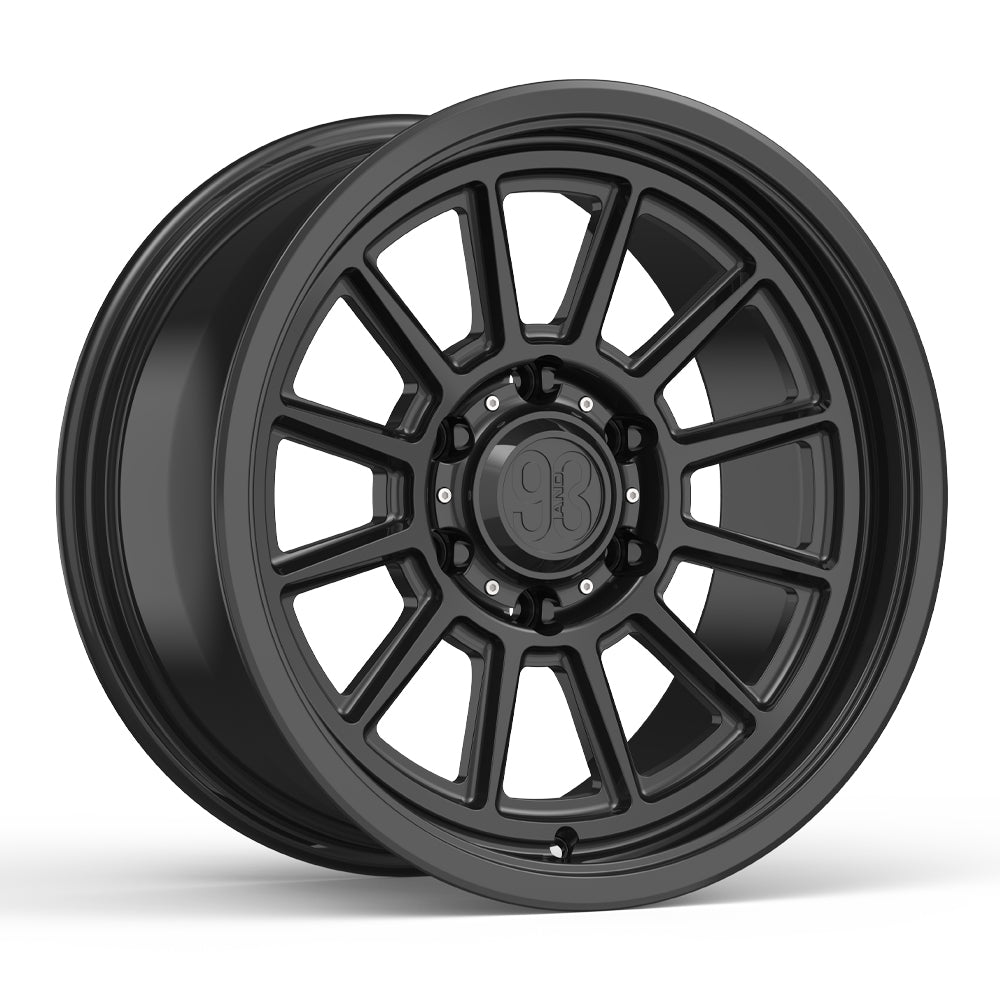 Steel Rims Frs FRS-11 | 6061-T6 Forged | Smooth Lip | Black