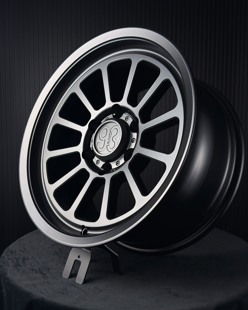 (Set of 4) FRS-12 | 6061-T6 Forged | Smooth Lip | Matte Black (6x135 | 17x8.5, 0mm Offset)