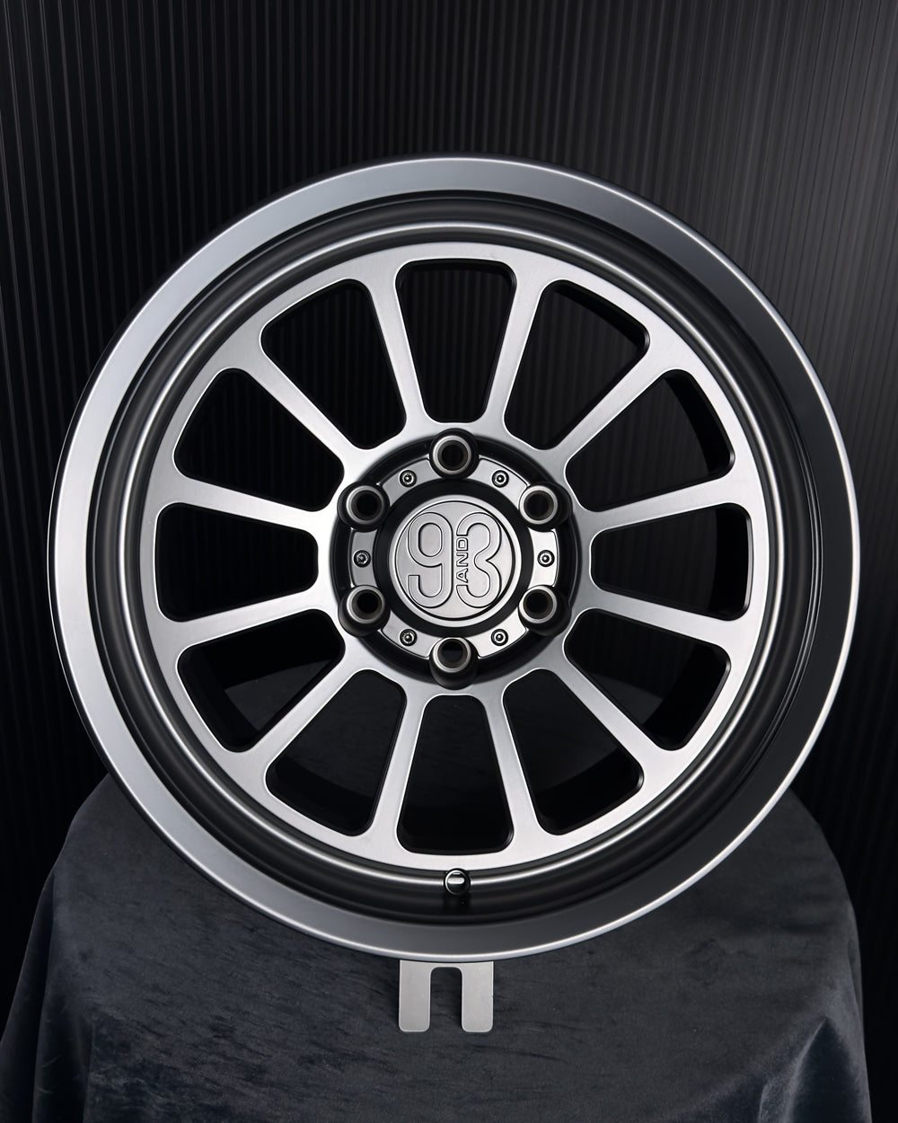 (Set of 4) FRS-12 | 6061-T6 Forged | Smooth Lip | Matte Black (6x135 | 17x8.5, 0mm Offset)