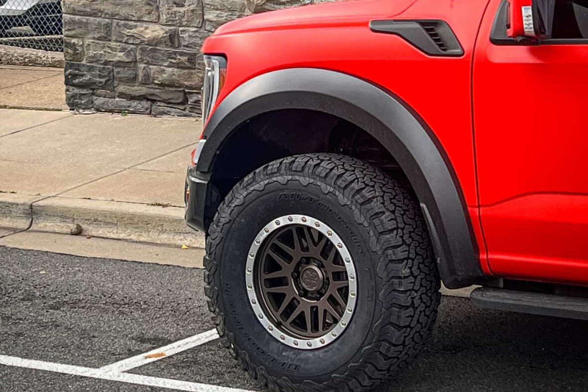 F150 Raptor R Beadlocks 2023 Ford F-150 Raptor | FR-01R Simulated Beadlock w/ Removable Ring ...