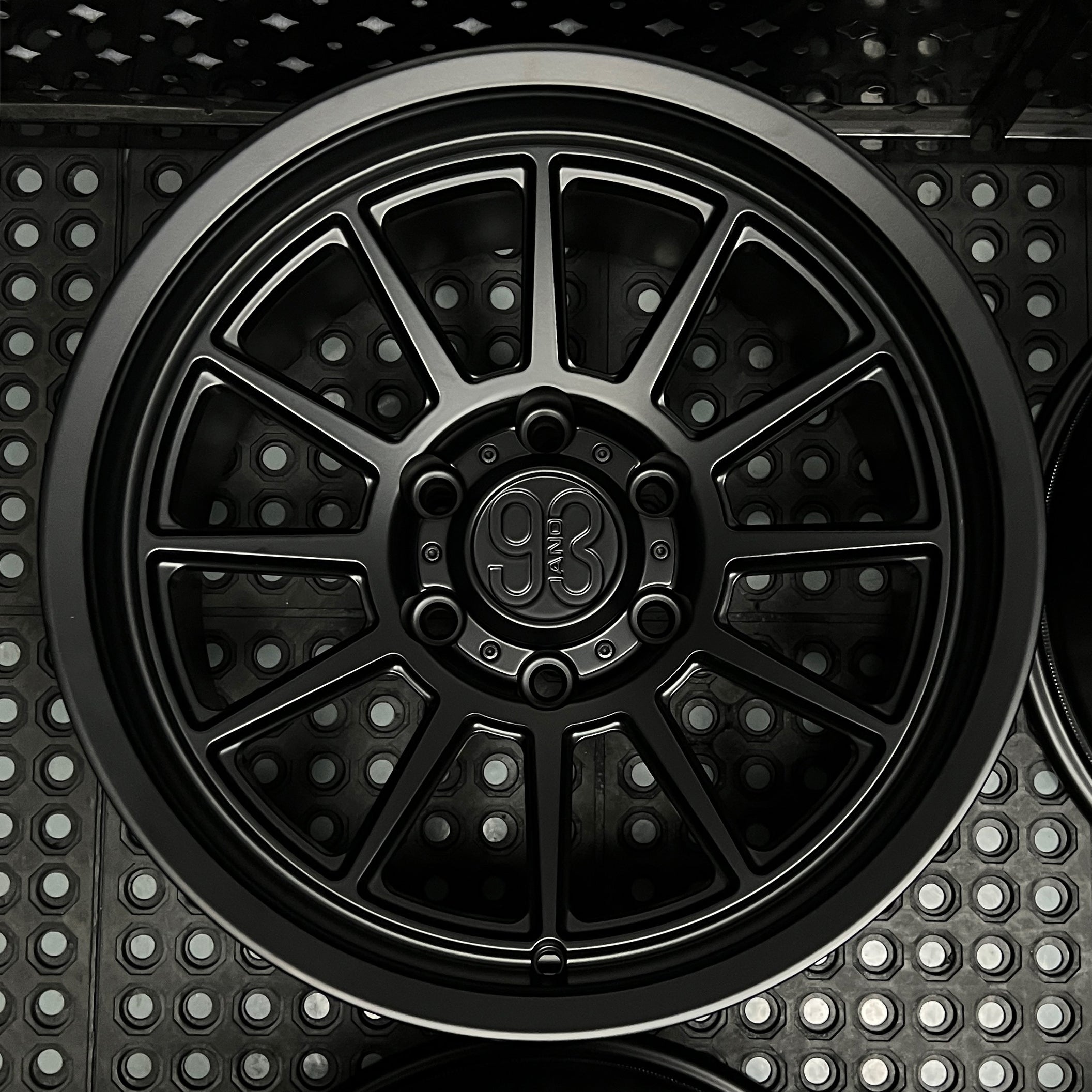 (Set of 4) FRS-11 | 6061-T6 Forged | Smooth Lip | Satin Black (6x135 | 17x8.5, 0mm Offset)
