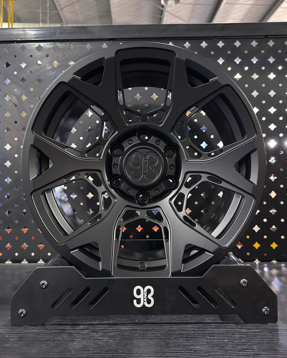 (Set of 4) SS-01 | 6061-T6 Forged | Satin Black (6x135 | 17x8.5, 0mm Offset)