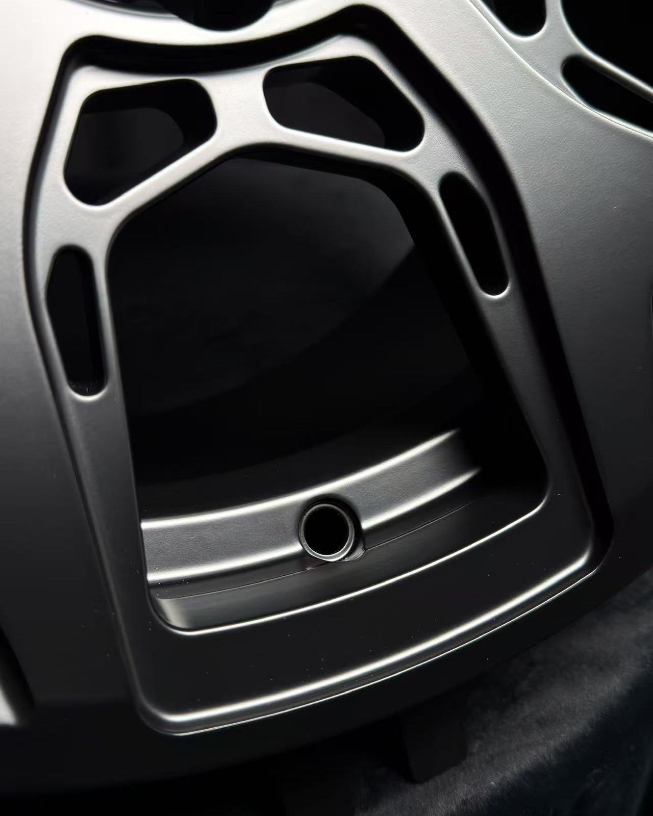 (Set of 4) SS-01 | 6061-T6 Forged | Satin Black (6x135 | 17x8.5, 0mm Offset)