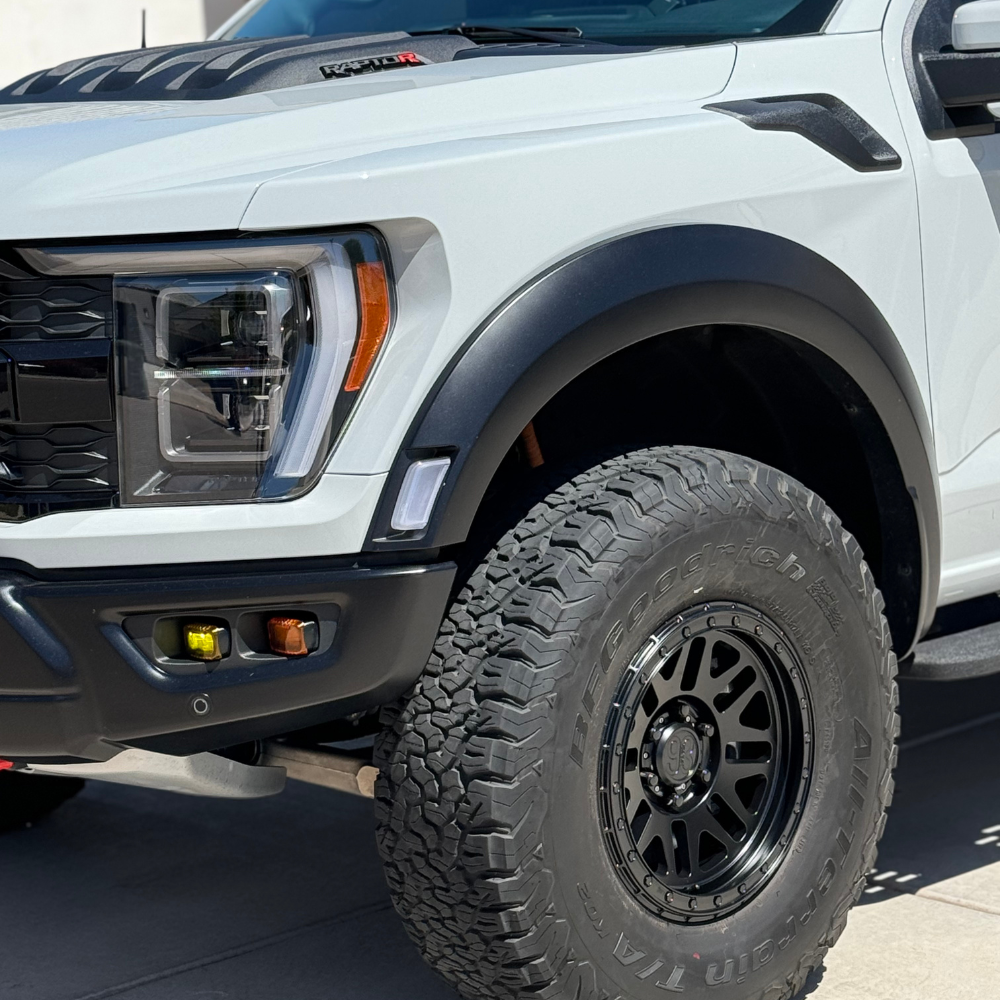 2024 Ford Ranger Raptor | FR-01 Simulated Beadlock | Matte Black | 17x8 ...