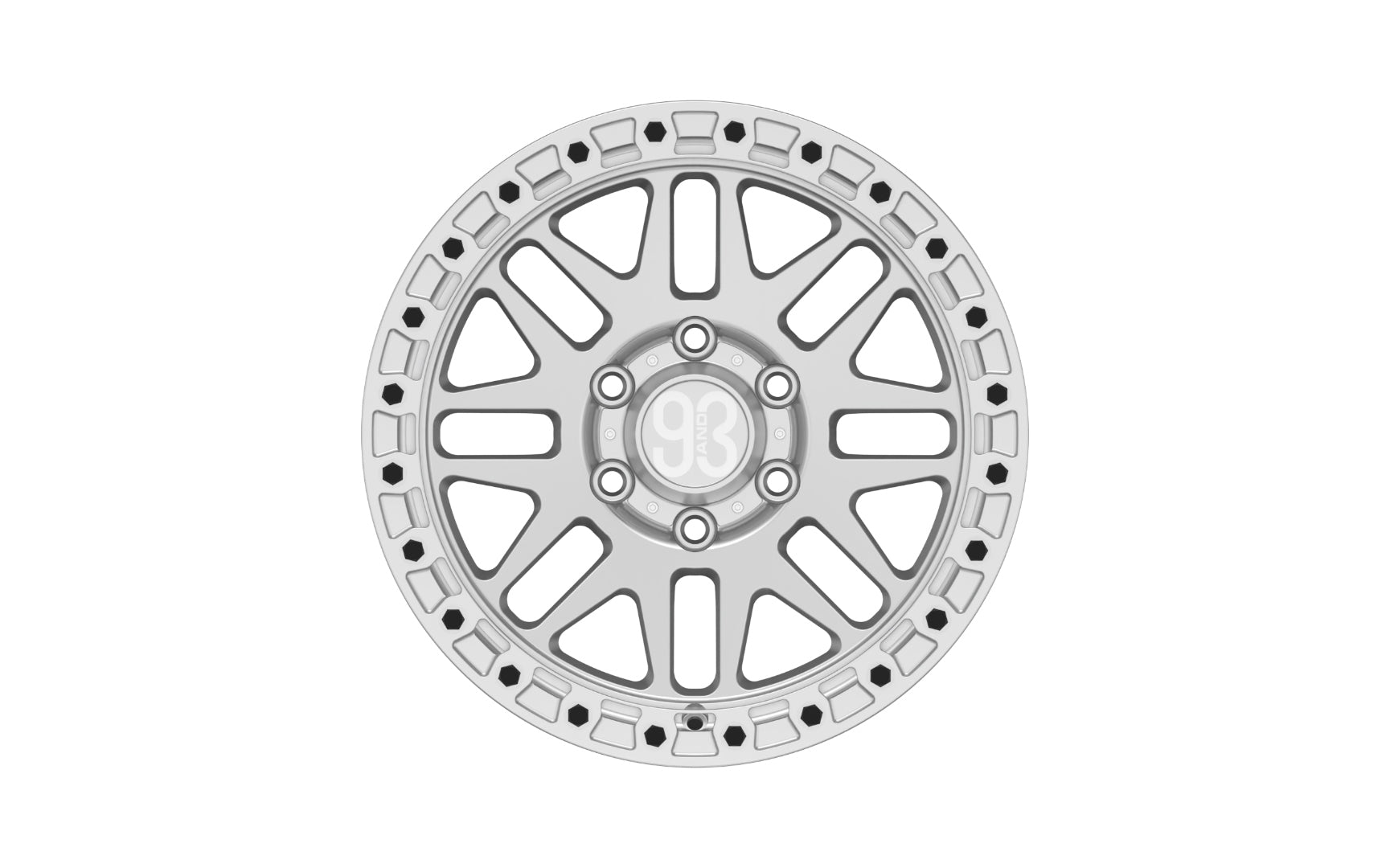 Slotted ring — front view